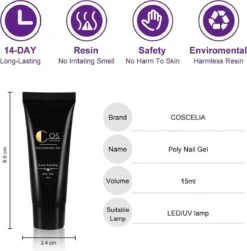 COSCELIA Extenstion Kit | Polygel Nagels | Gelnagels | Nepnagels | Gellak Set | UV Gel | Nail Art Pakket | Buildergel | Starterset | Makkelijk En Snelle Set 12 COSCELIA Extenstion Kit | Polygel Nagels | Gelnagels | Nepnagels | Gellak Set | UV Gel | Nail Art Pakket | Buildergel | Starterset | Makkelijk En Snelle Set -Cosmetische Kortingen Winkel 1183x1200 16