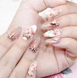 Set Van 30 X Transfer Nail Art Foil | Nagel Folie | Bloemen Design Nagelfolie | Voor Op Nagellak, UV LED Gellak Met Transfer Gel | Sparkolia -Cosmetische Kortingen Winkel 1185x1200 18