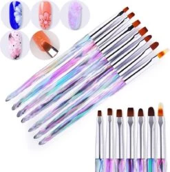 Elysee Beauty 7 Penselen Set Voor Nagel Gel En Polygel - Nagel Kwasten - Nail Brush -Cosmetische Kortingen Winkel 1187x1200 22