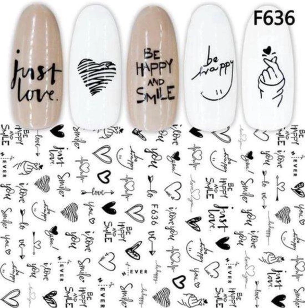 GUAPÀ - Nail Art 3D Nagel Stickers Set Met Een Top Coat Voor Goede Hechting - Nagel Decoratie & Versiering Folie - 6 Sticker Vellen Met Top Coat 6 GUAPÀ - Nail Art 3D Nagel Stickers Set Met Een Top Coat Voor Goede Hechting - Nagel Decoratie & Versiering Folie - 6 Sticker Vellen Met Top Coat - Afbeelding 4