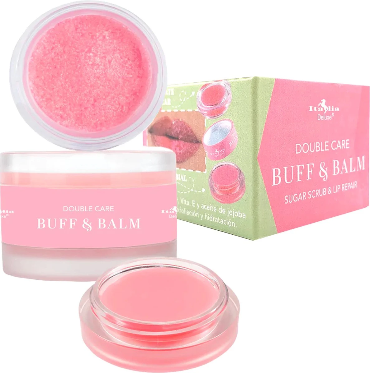Italia Deluxe -2 In 1 Sugarlip Liphydratatie Lipfiller Volume Scrub Plus Hydratatie Bekend Van Tiktok Beste Lippen Scrub VALENTIJNSDAG Cadeau Tip Cadeau Voor Haar Lipmasker Hydratatie SUGAR SCRUB & LIP REPAIR - LIP SCRUB - LIP MASKER LIP HYDRATATIE 3 Italia Deluxe -2 In 1 Sugarlip Liphydratatie Lipfiller Volume Scrub Plus Hydratatie Bekend Van Tiktok Beste Lippen Scrub VALENTIJNSDAG Cadeau Tip Cadeau Voor Haar Lipmasker Hydratatie SUGAR SCRUB & LIP REPAIR - LIP SCRUB - LIP MASKER LIP HYDRATATIE