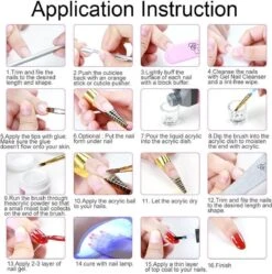 LOUZIR Acrylnagels Starterspakket- 42 Kleuren Acryl Poeders- Nagelgel- Glitters - Cadeautip -Cosmetische Kortingen Winkel 1188x1200 18