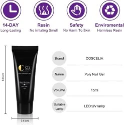 Polygel- Polygel Starter Set Professional - Polygel Nagels- Pakket Omvat 1x80W Nagel Droger Lamp 4 X Poly Gel 1 X Top Coat 1 X Base Coat 3 X UV Gel 3 X Acryl Poeder 1 X Mini Nail Boor Machine 1 X Gradient Crystal Nail Borstel 1x20Pcs Nail -Cosmetische Kortingen Winkel 1189x1200 28