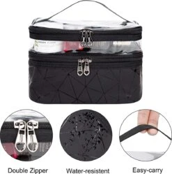 BOTC Make Up Tasje - 2 Lagen - Cosmetica Organizer -Cosmetische Kortingen Winkel 1189x1200 34