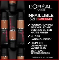 L’Oréal Paris Infallible 32H Matte Cover Foundation - 135 - Foundation Met Een Volledige Dekking En Een Matte Finish - 30 Ml -Cosmetische Kortingen Winkel 1189x1200 5
