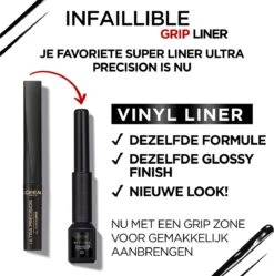 L'Oréal Paris Infailible Gip 24h Vinyl Liquid Liner Zwart - 3ml 8 L'Oréal Paris Infailible Gip 24h Vinyl Liquid Liner Zwart - 3ml -Cosmetische Kortingen Winkel 1191x1200 14
