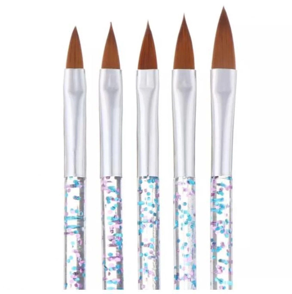 Jawes- Acryl Penselen- 5 Stuks - Acryl Nagels- Arcylpenselen- Acryl- Nagels- Polygel- Nagellak- Gelnagels- Gereedschap- Nagelstyliste- Gellak- Nagelgereedschap- Nail Art 4 Jawes- Acryl Penselen- 5 Stuks - Acryl Nagels- Arcylpenselen- Acryl- Nagels- Polygel- Nagellak- Gelnagels- Gereedschap- Nagelstyliste- Gellak- Nagelgereedschap- Nail Art - Afbeelding 2