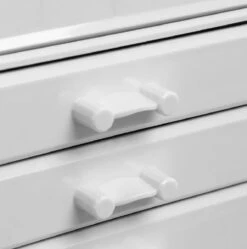 Nancy's Cutler Make-Up Organizer - Make-Up Opslag - 4 Lades - Open Vakken - Wit - Acryl - 24 X 13.5 X 18.5 Cm -Cosmetische Kortingen Winkel 1191x1200 30