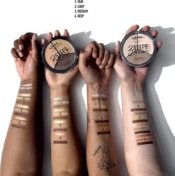 NYX Professional Makeup 3 Steps To Sculpt Face Sculpting Palette - Light 3STS02 - Highlighter En Contouring Make-up - 15 Gr -Cosmetische Kortingen Winkel 1193x1200 8