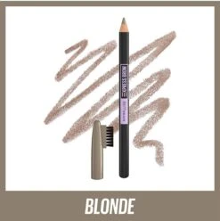 Maybelline New York - Express Brow Shaping Pencil - 02 Blonde - Blond Wenkbrauwpotlood En Borstel -Cosmetische Kortingen Winkel 1195x1200 16