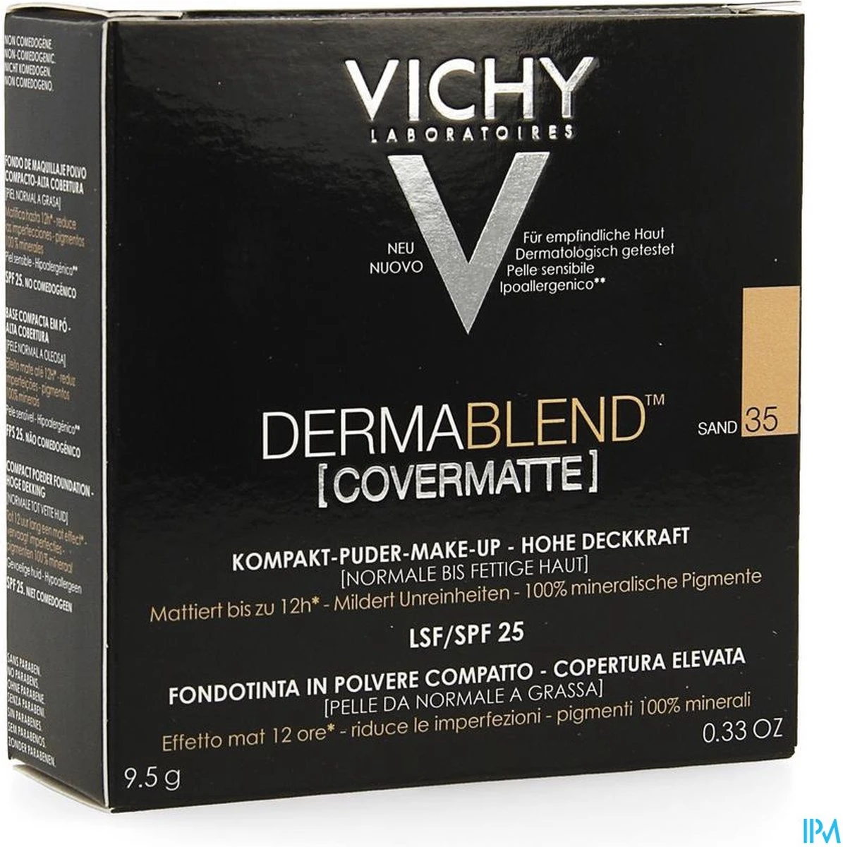 Vichy Dermablend Covermatte Gezichtspoeder 35 - 9,5G - Hoge Dekking 8 Vichy Dermablend Covermatte Gezichtspoeder 35 - 9,5G - Hoge Dekking - Afbeelding 6