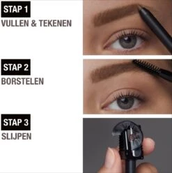 Maybelline Tattoo Brow 36H Wenkbrauwpotlood - 05 Medium Brown -Cosmetische Kortingen Winkel 1197x1200 30