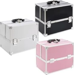AREBOS Cosmeticakoffer Beauty Case Multikoffer 15 L Roze 16 AREBOS Cosmeticakoffer Beauty Case Multikoffer 15 L Roze -Cosmetische Kortingen Winkel 1197x1200 56