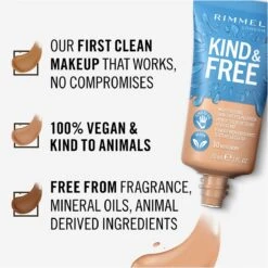 Rimmel London KIND & FREE Vegan Foundation 150 Rose Vanilla -Cosmetische Kortingen Winkel 1198x1200 6