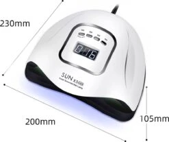 Merkloos Daniqqi - 80 Watt UV LED Lamp Nagels - 45 Leds Nagellamp - Wit -Cosmetische Kortingen Winkel 1200x1004 3