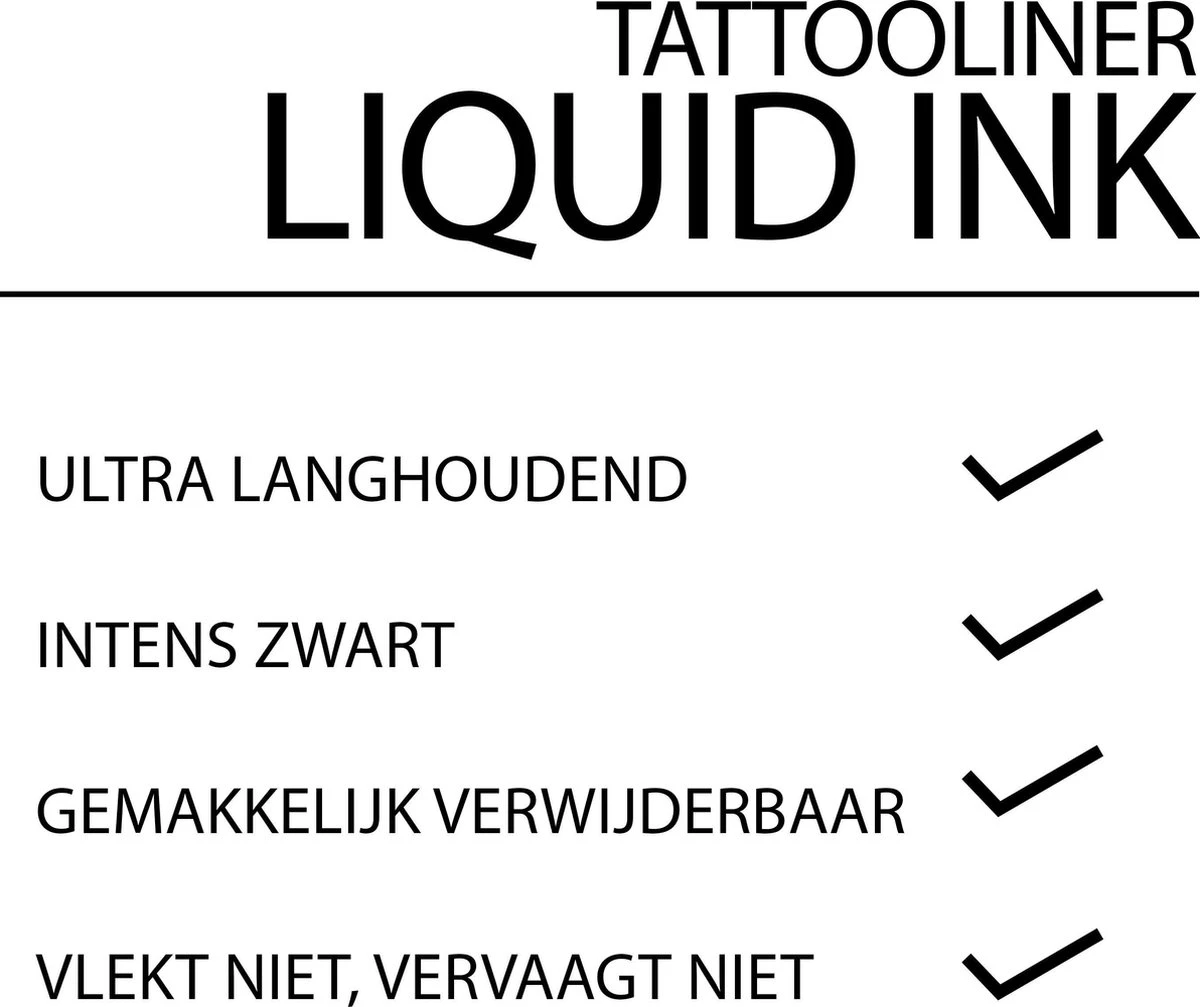 Maybelline New York Tattoo Studio Tattoo Liner - Liquid Ink - 710 Inked Black – Zwart - Ultra Langhoudende Liquid Eyeliner 8 Maybelline New York Tattoo Studio Tattoo Liner - Liquid Ink - 710 Inked Black – Zwart - Ultra Langhoudende Liquid Eyeliner - Afbeelding 6