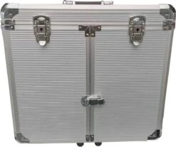 Pedicure Koffer / Trolley - Professional Pedicure Cas- Zilver Streepmotief -Cosmetische Kortingen Winkel 1200x1007 7