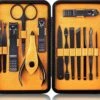 Nagelknipper Set - Pedicureset - 15 Delige - Roestvrij Staal - Met Draagkoffer - Geel Zwart -Cosmetische Kortingen Winkel 1200x1010 3