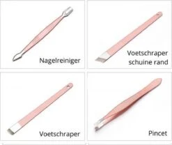 Professionele 16-in-1 Manicure / Pedicure Set In Rose Gold In Luxe Opbergdoosje | Nagelgarnituur 16 Stuks Roségoud / Goud | Nagelknipper Nageltang Ingegroeide Teennagel Manicureset Pedicureset | Nagelschaar Nagelschaartje Nageltang Nagelknipper -Cosmetische Kortingen Winkel 1200x1011 4