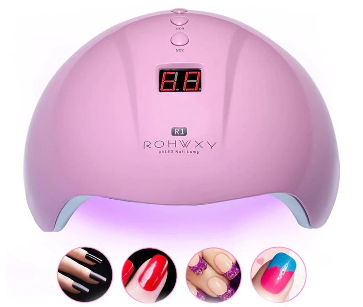 Merkloos Nagel UV Lamp Gelnagels - LED Lamp - Gellak - Nagellak Droger - Nagellak - 36W - Roze 3 Merkloos Nagel UV Lamp Gelnagels - LED Lamp - Gellak - Nagellak Droger - Nagellak - 36W - Roze
