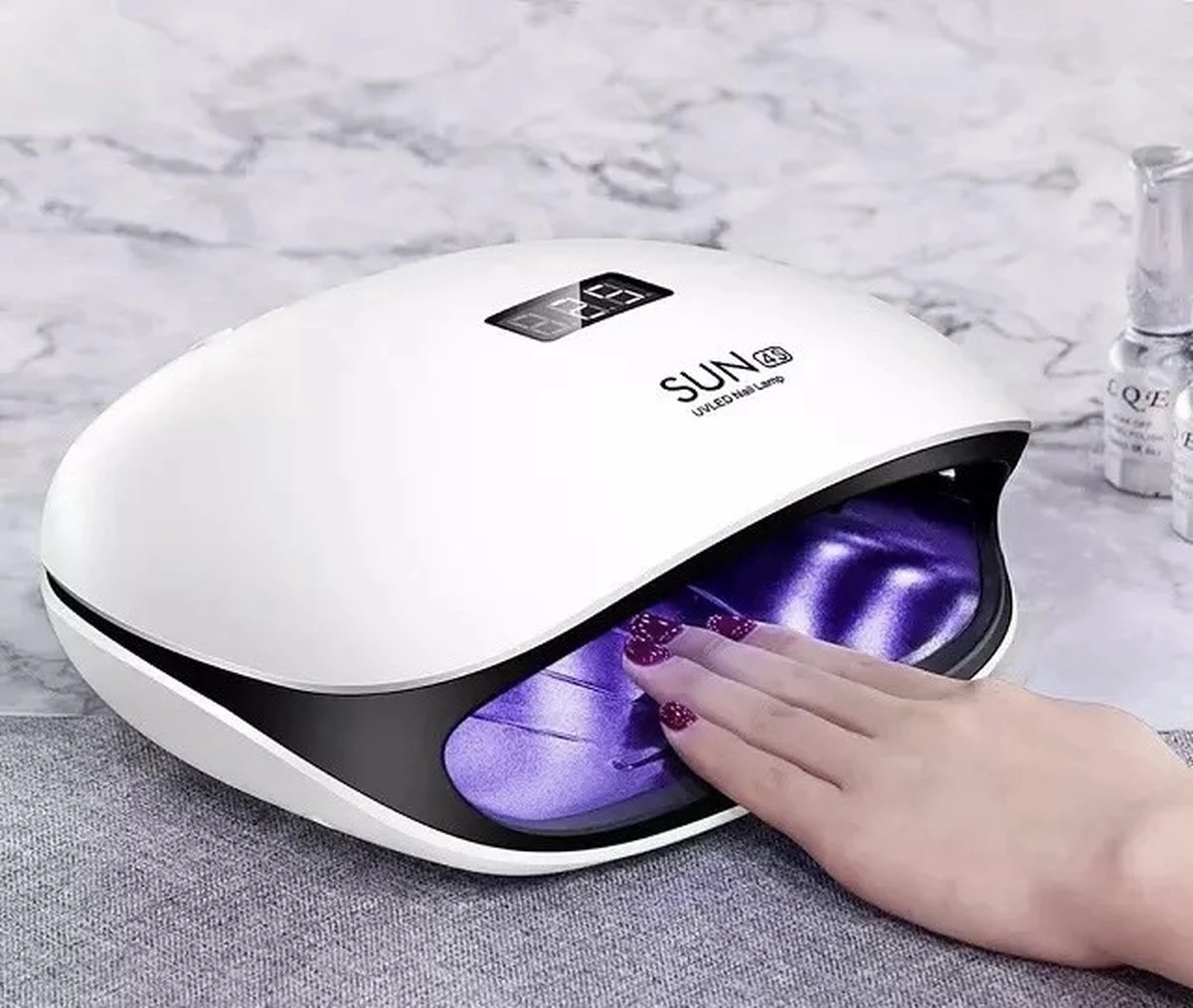 SUN® Professionele Nageldroger SUN 48 Watt LED UV - Nagel Lamp LED - Gel Nagellak - Gelpolish - Gel Nagels - Nagel Kit - Builder Gel - Acryl 6 SUN® Professionele Nageldroger SUN 48 Watt LED UV - Nagel Lamp LED - Gel Nagellak - Gelpolish - Gel Nagels - Nagel Kit - Builder Gel - Acryl - Afbeelding 4