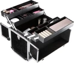 A.T. Shop Cosmeticakoffer, Make-up Koffer, Beauty Case, Bewaren Van Make-up, Nagellak. Zwart 13 A.T. Shop Cosmeticakoffer, Make-up Koffer, Beauty Case, Bewaren Van Make-up, Nagellak. Zwart -Cosmetische Kortingen Winkel 1200x1016 5