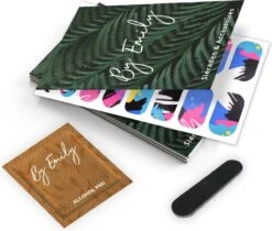 By Emily - Nagel Wrap - | The Artist | 16 Stickers | Nail Wrap | Nail Art | Trendy | Design | Nagellakvrij | Eenvoudig | Nagel Wrap | Nagel Stickers | Folie | Zelfklevend | Sjablonen -Cosmetische Kortingen Winkel 1200x1020 2