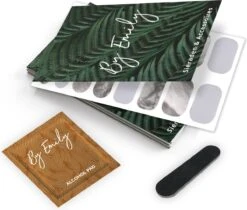 By Emily - Nagel Wrap - White Marble | 16 Stickers | Nail Wrap | Nail Art | Trendy | Design | Nagellakvrij | Eenvoudig | Nagel Wrap | Nagel Stickers | Folie | Zelfklevend | Sjablonen -Cosmetische Kortingen Winkel 1200x1020 3