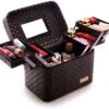 Make Up Koffer En Organizer - Beautycase Met Spiegel - Dames - Cosmetica En Visagie - Zwart -Cosmetische Kortingen Winkel 1200x1029 9