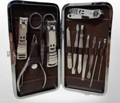 Merkloos Manicure & Pedicure Set - Uitgebreide 12-Delige RVS Nagel Gezicht Verzorging Set - Reisset Met Nagelknippers - Nageletui Manicureset Pedicureset Nagel Verzorging Nagelriem Trimmer Bokkenpoot & Nagelschaar - Met Lederen Etui 8 Merkloos Manicure & Pedicure Set - Uitgebreide 12-Delige RVS Nagel Gezicht Verzorging Set - Reisset Met Nagelknippers - Nageletui Manicureset Pedicureset Nagel Verzorging Nagelriem Trimmer Bokkenpoot & Nagelschaar - Met Lederen Etui -Cosmetische Kortingen Winkel 1200x1032 3