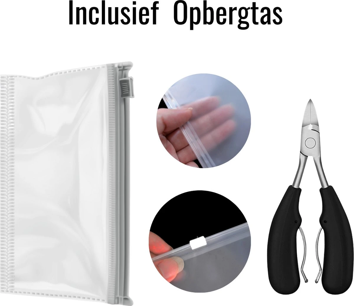 Professionele Kalknagel Schaar - Ingegroeide Teennagel - Nageltang Groot -Nagelschaar Voor Harde Nagels 4 Professionele Kalknagel Schaar - Ingegroeide Teennagel - Nageltang Groot -Nagelschaar Voor Harde Nagels - Afbeelding 2