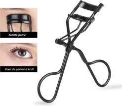 Merkloos Allsa - Wimperkruller Mat Zwart - Inclusief 4 Siliconen Pads - Wimperlifting - RVS -Cosmetische Kortingen Winkel 1200x1038 4