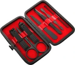Nagelknipper - Nagelknipper Set - 7 Delig - Nagelknipper| Schuine Nagelknipper | Multifuntionele Schaar | Pincet | Nail Pusher | Nagelvijl | Nagelknipper Case