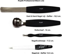Rojafit Semiprofessionele Safiervijl 12,5 Cm. Zwart -Cosmetische Kortingen Winkel 1200x1043 3