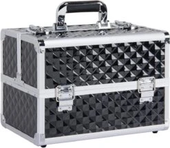 Make-upkoffer, Kapperskoffer, Cosmeticakoffer, Lege Nagelkoffer, Multikoffer, Afsluitbaar Voor Nageldesign/massageolie/fotoapparatuur, 34,7 X 22,2 X 25 Cm HMTM-YAHEE-411176 -Cosmetische Kortingen Winkel 1200x1043 9