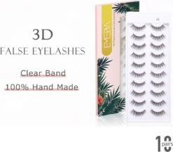 EMEDA 3D Nepwimpers – 10 Paar - Natuurlijke Valse Wimpers - Make-Up Eyelashes -Cosmetische Kortingen Winkel 1200x1051 1