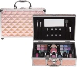 Casuelle Make-up Koffer Meisjes Aluminium Roze 42-delig 7 Casuelle Make-up Koffer Meisjes Aluminium Roze 42-delig -Cosmetische Kortingen Winkel 1200x1051 4