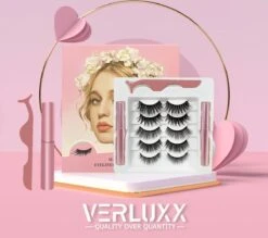 Hoge Korting - VERLUXX© - 'Quality Over Quantity' - 3D Magnetische Wimpers Incl. 1+1 GRATIS Geïoniseerde Waterproof Eyeliner & Pincet, Fake Lashes, Nepwimpers, Magnetic Lashes, Herbruikbare Realistic Wimpers -Cosmetische Kortingen Winkel 1200x1065