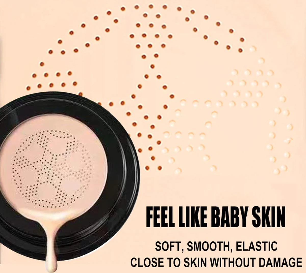 EELHOE - Moisture Cushion - Hydraterende Foundation Met Paddestoel Spons - Crème Basis - Gezicht Make-Up 5 EELHOE - Moisture Cushion - Hydraterende Foundation Met Paddestoel Spons - Crème Basis - Gezicht Make-Up - Afbeelding 3