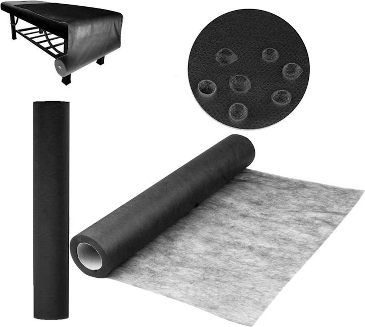 Clavier Wegwerp Fleece Laken Niet Geweven 60x50cm – Zwart 3 Clavier Wegwerp Fleece Laken Niet Geweven 60x50cm – Zwart