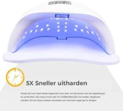 Adge - 54W LED Nageldroger Voor Gelnagels - Geschikt Voor ALLE Nagel Gellak - 36 LEDs - Met Timer -Cosmetische Kortingen Winkel 1200x1078 2