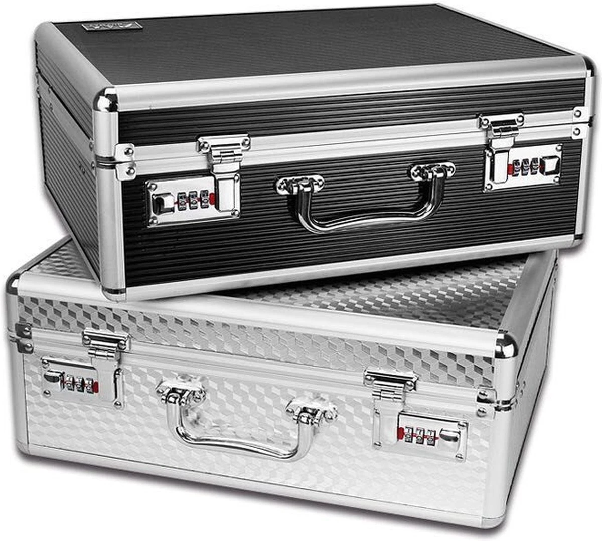 Beautycase / Beautykoffer Zilver Kleur - Functioneel - Aluminium Mobiel - Alle Beautygereedschappen- Kapper - Tattoo - Nagel - Visagie - Make-up - Cosmetica - Schmink - Beauty Case / Beauty Koffer Portable 4 Beautycase / Beautykoffer Zilver Kleur - Functioneel - Aluminium Mobiel - Alle Beautygereedschappen- Kapper - Tattoo - Nagel - Visagie - Make-up - Cosmetica - Schmink - Beauty Case / Beauty Koffer Portable - Afbeelding 2