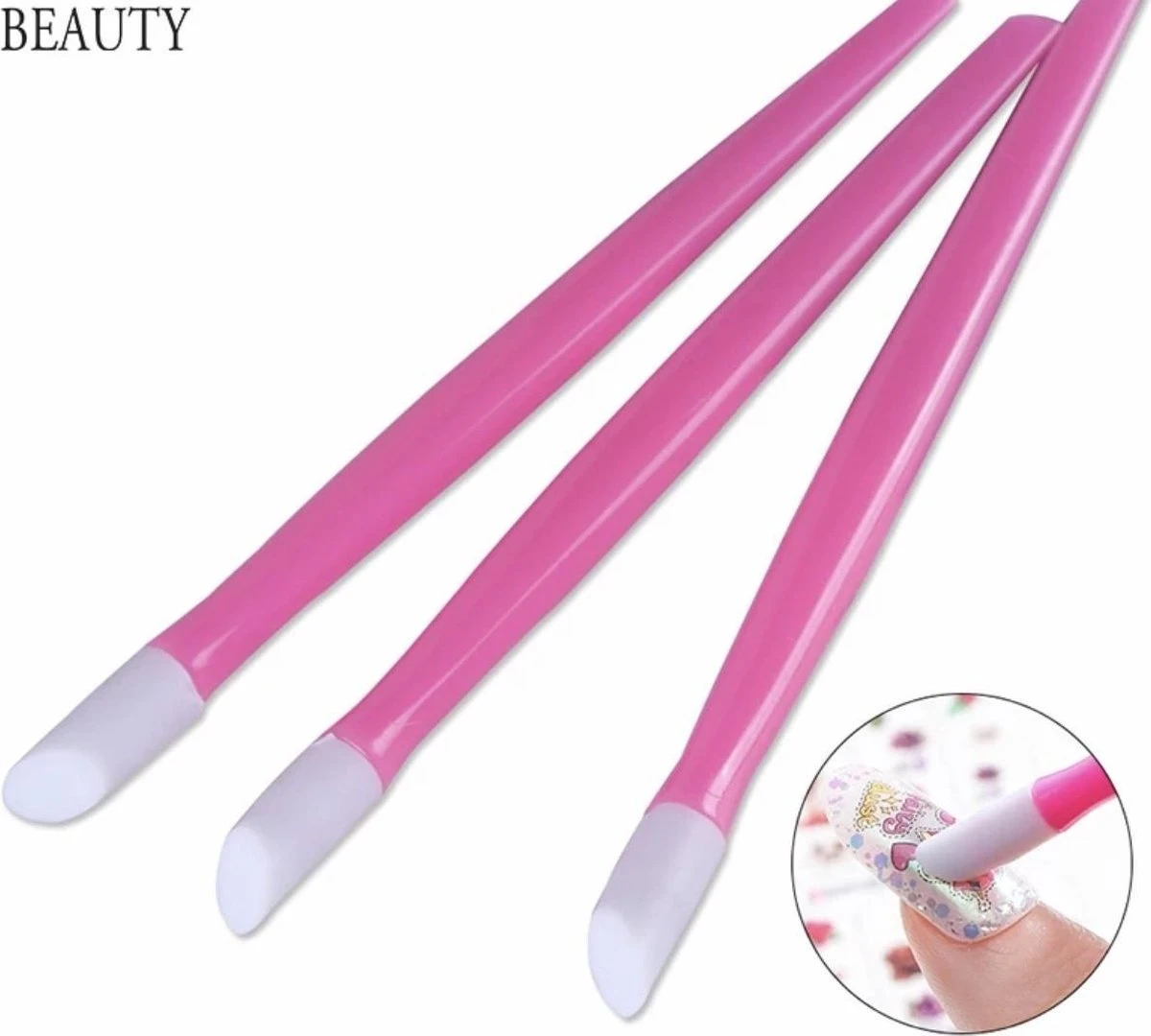 Merkloos Bokkenpoot - Cuticle Pusher - Cuticle Care - Nagelriemverzorging 2 Merkloos Bokkenpoot - Cuticle Pusher - Cuticle Care - Nagelriemverzorging