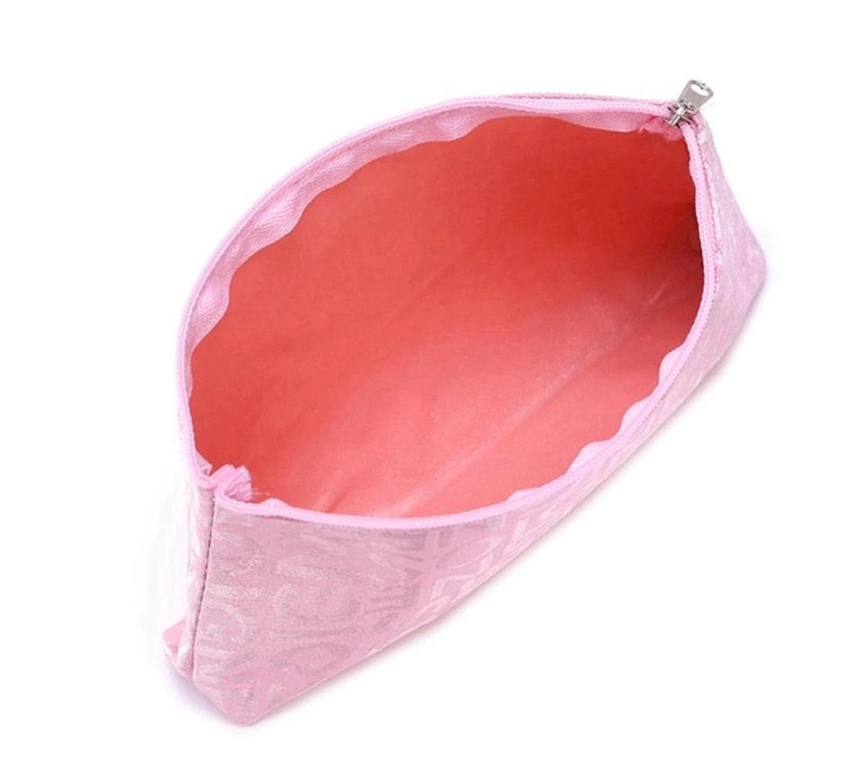 Merkloos Klein Make-up Tasje / Toilettasje / Organizer / Etui - Roze - Mat Met Glanzende Woorden SOIGNE - Met Rits - Waterafstotend - Afmeting 18,5 X 10,5 X 2 Centimeter 5 Merkloos Klein Make-up Tasje / Toilettasje / Organizer / Etui - Roze - Mat Met Glanzende Woorden SOIGNE - Met Rits - Waterafstotend - Afmeting 18,5 X 10,5 X 2 Centimeter - Afbeelding 3