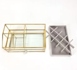 Make Up Organizer Stella | Goud| Cosmetica Organizer|sieraden Organizer | Make Up Organizer | Beautybox | Vitrine Boxje | Glazen Box |Makeup Organizer |Beauty Organizer | Makeupbox |Organizer | Storage Box |Make-uporganizer| Opbergdoos | Sieradendoos -Cosmetische Kortingen Winkel 1200x1089 5