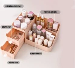 Make-Up Organizer - Cosmetica - Opbergdoos - Roze - Nagellak - Creme - Sieraden - Pennenbakje - Bureau - Organizers - Make Up 7 Make-Up Organizer - Cosmetica - Opbergdoos - Roze - Nagellak - Creme - Sieraden - Pennenbakje - Bureau - Organizers - Make Up -Cosmetische Kortingen Winkel 1200x1089 6