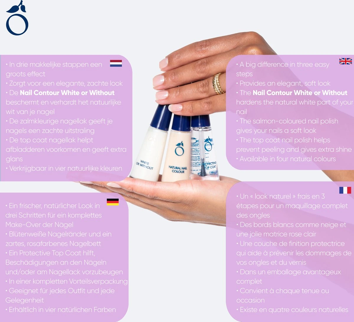 Herome French Manicure Set Salmon - Complete Set In 3 Stappen Een French Manicure - Met Een Salmon Kleurlak, Een Witte Nagellak Voor De Nagelranden En Een Top Coat - 3x10ml. 5 Herome French Manicure Set Salmon - Complete Set In 3 Stappen Een French Manicure - Met Een Salmon Kleurlak, Een Witte Nagellak Voor De Nagelranden En Een Top Coat - 3x10ml. - Afbeelding 3