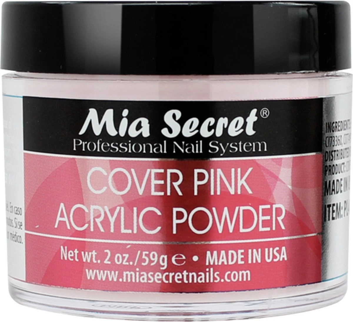 Cover Acryl Poeder Pink 60ml. 3 Cover Acryl Poeder Pink 60ml.