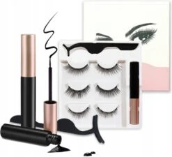 Magnetische Wimpers - Eyeliner & Pincet - Wimper Extension - 3 Paar Nepwimpers - Lashes Set - Rheme -Cosmetische Kortingen Winkel 1200x1093 2