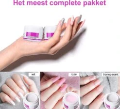 Royala Acrylnagels StarterSet - 500 Clear French Tips - Nagellijm - Nailart - 3 Colors Acryl Poeders - StarterSet - Nepnagels - Manicure Set Voor Nail Art Kit - Nagel Decoratie - Acryl Poeders - Acryl Vloeistof- Monomer -Cosmetische Kortingen Winkel 1200x1094 13